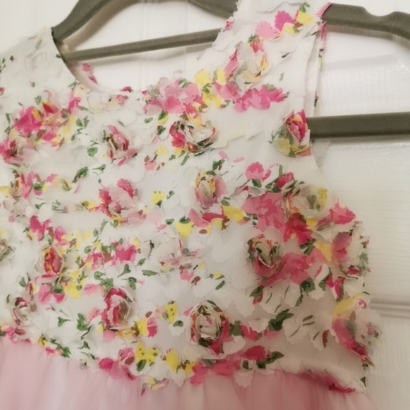 Girl's flower party dress - Picture 2 of 5